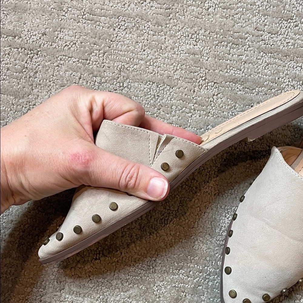 CCOCCI Light Beige Studded Mules - Picture 3 of 5